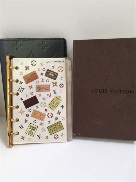 louis vuitton large agenda refill.